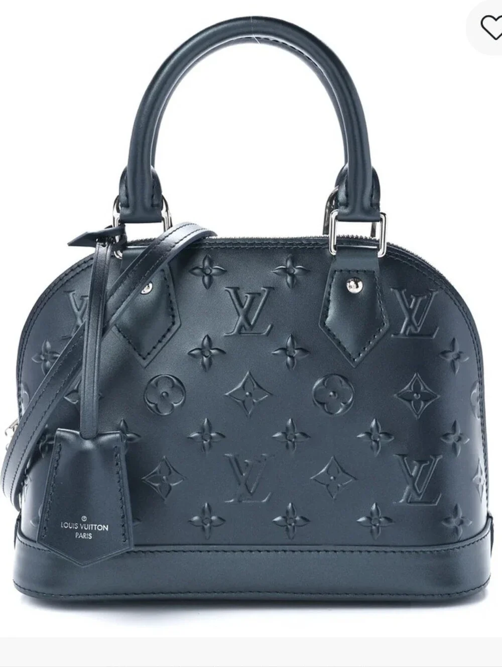 Louis Vuitton Calfskin Debossed Monogram Alma BB